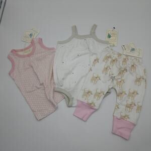 Sapling Bundle of Three Cat Pants Tank Twinkle Bubble Suit Size 3-6 Months